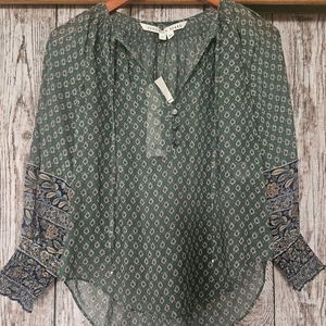 Veronica beard Amato Top NWT size 0